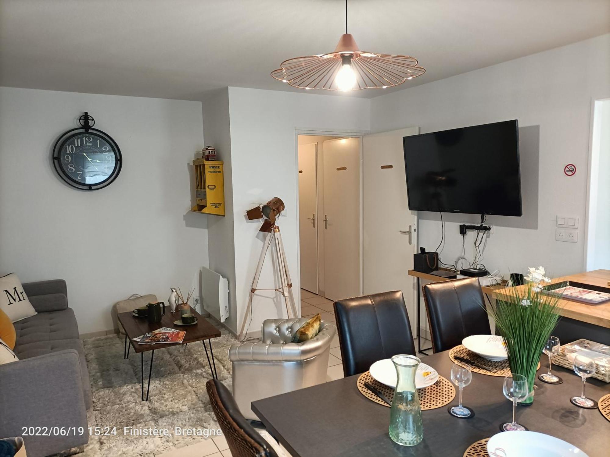 L'Escale N°13 :Appartement Standing Dans Residence Brest Bagian luar foto
