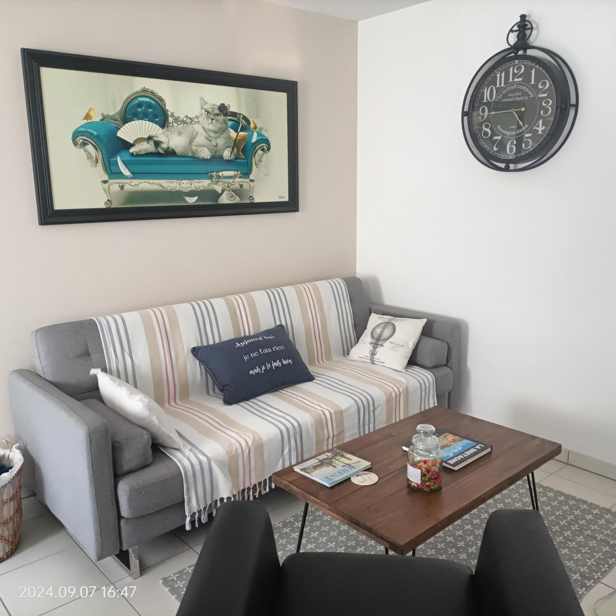 L'Escale N°13 :Appartement Standing Dans Residence Brest Bagian luar foto