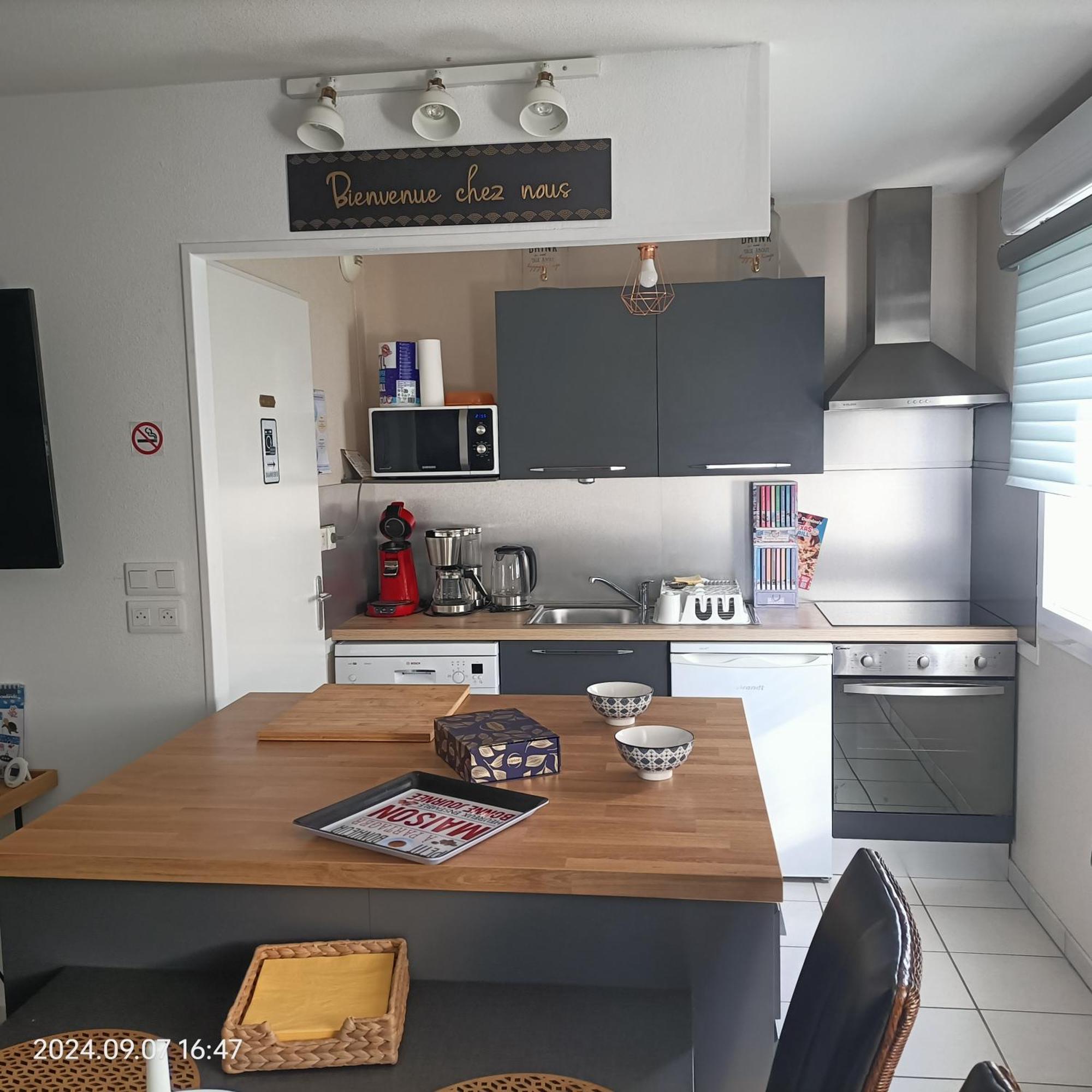 L'Escale N°13 :Appartement Standing Dans Residence Brest Bagian luar foto